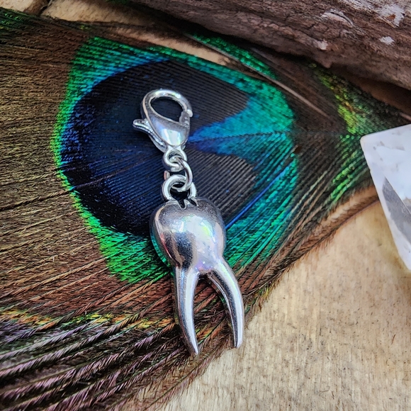 5/$25 Dentist Charm Tooth clipon Charm Teeth Charm for Bracelet Necklace Purse - Picture 7 of 9